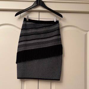 Joseph Ribkoff Elegant Black and Gray Women's Skirt